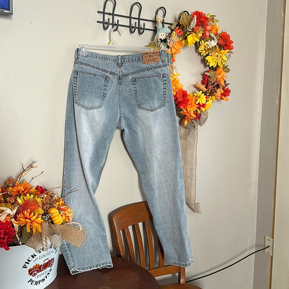 Mens Graphite jeans loose fit 36/32